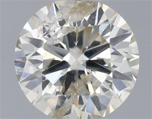 Picture of Natural Diamond 0.42 Carats, Round with Excellent Cut, K Color, I1 Clarity and Certified by IGI