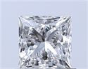 Natural Diamond 0.80 Carats, Princess with  Cut, F Color, VS1 Clarity and Certified by GIA