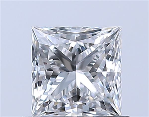 Picture of Natural Diamond 0.80 Carats, Princess with  Cut, F Color, VS1 Clarity and Certified by GIA