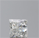 Natural Diamond 1.70 Carats, Princess with  Cut, I Color, I1 Clarity and Certified by GIA