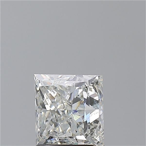 Picture of Natural Diamond 1.70 Carats, Princess with  Cut, I Color, I1 Clarity and Certified by GIA