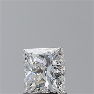 Picture of Natural Diamond 1.54 Carats, Princess with  Cut, H Color, I1 Clarity and Certified by GIA