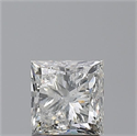 Natural Diamond 1.53 Carats, Princess with  Cut, H Color, I1 Clarity and Certified by GIA