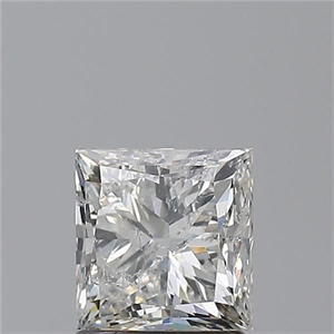 Picture of Natural Diamond 1.53 Carats, Princess with  Cut, H Color, I1 Clarity and Certified by GIA
