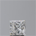 Natural Diamond 1.54 Carats, Princess with  Cut, I Color, I1 Clarity and Certified by GIA