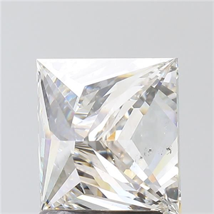 Foto Diamante Natural 1.70 quilates, Princesa , Color K, claridad SI1 y certificado GIA de