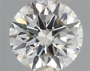 Picture of Natural Diamond 0.51 Carats, Round with Excellent Cut, K Color, SI1 Clarity and Certified by IGI