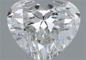 Foto Diamante Natural 0.31 quilates, Corazón , Color G, claridad VVS1 y certificado GIA de