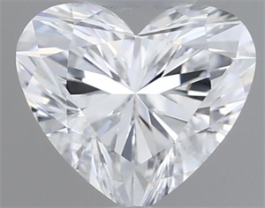 Picture of Natural Diamond 0.24 Carats, Heart with  Cut, D Color, VVS1 Clarity and Certified by GIA
