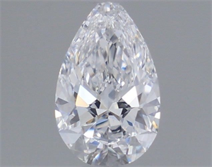 Foto Diamante Natural 0.32 quilates, De pera , Color D, claridad SI1 y certificado GIA de