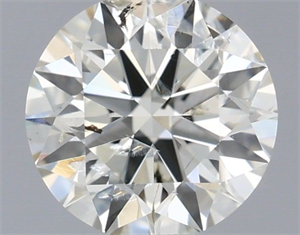 Picture of Natural Diamond 0.40 Carats, Round with Excellent Cut, I Color, I1 Clarity and Certified by IGI