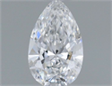 Diamante Natural 0.24 quilates, De pera , Color D, claridad VS2 y certificado GIA
