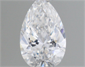 Diamante Natural 0.24 quilates, De pera , Color D, claridad VS2 y certificado GIA