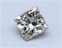Diamante Natural 1.12 quilates, Princesa , Color N, claridad SI2 y certificado GIA