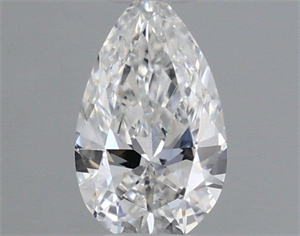 Foto Diamante Natural 0.24 quilates, De pera , Color F, claridad VVS2 y certificado GIA de