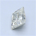 Natural Diamond 1.10 Carats, Princess with  Cut, K Color, SI1 Clarity and Certified by HRD