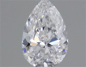 Foto Diamante Natural 0.18 quilates, De pera , Color D, claridad VS2 y certificado GIA de