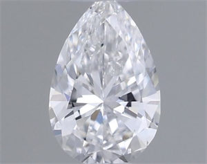 Picture of Natural Diamond 0.18 Carats, Pear with  Cut, D Color, VS2 Clarity and Certified by GIA