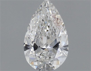 Picture of Natural Diamond 0.18 Carats, Pear with  Cut, F Color, VS1 Clarity and Certified by GIA