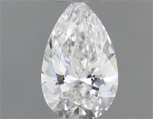 Picture of Natural Diamond 0.18 Carats, Pear with  Cut, F Color, VS1 Clarity and Certified by GIA