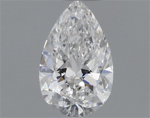 Foto Diamante Natural 0.21 quilates, De pera , Color E, claridad SI1 y certificado GIA de