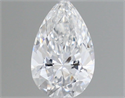 Natural Diamond 0.22 Carats, Pear with  Cut, E Color, SI1 Clarity and Certified by GIA