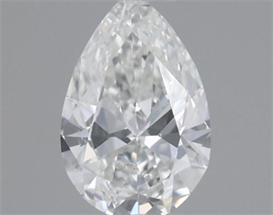 Picture of Natural Diamond 0.18 Carats, Pear with  Cut, H Color, VS1 Clarity and Certified by GIA
