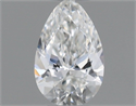 Natural Diamond 0.20 Carats, Pear with  Cut, G Color, VS1 Clarity and Certified by GIA