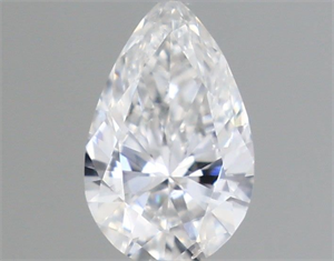Picture of Natural Diamond 0.18 Carats, Pear with  Cut, E Color, SI2 Clarity and Certified by GIA