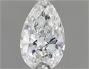 Natural Diamond 0.20 Carats, Pear with  Cut, G Color, VVS2 Clarity and Certified by GIA