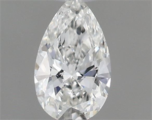Picture of Natural Diamond 0.20 Carats, Pear with  Cut, G Color, VVS2 Clarity and Certified by GIA