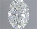 Natural Diamond 0.20 Carats, Oval with  Cut, F Color, SI1 Clarity and Certified by GIA
