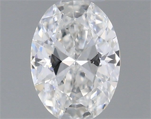 Foto Diamante Natural 0.18 quilates, Ovalado , Color F, claridad SI1 y certificado GIA de