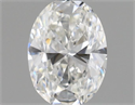 Natural Diamond 0.20 Carats, Oval with  Cut, G Color, VVS2 Clarity and Certified by GIA