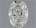 Natural Diamond 0.28 Carats, Oval with  Cut, I Color, VVS2 Clarity and Certified by GIA