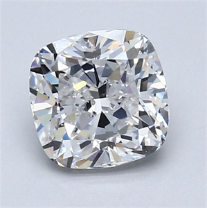 Picture of Natural Diamond 1.70 Carats, Cushion with  Cut, D Color, SI2 Clarity and Certified by GIA