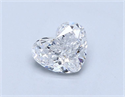 Natural Diamond 1.10 Carats, Heart with  Cut, E Color, VS2 Clarity and Certified by GIA