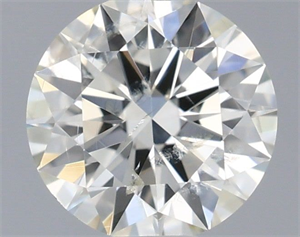 Picture of Natural Diamond 0.40 Carats, Round with Excellent Cut, I Color, I1 Clarity and Certified by IGI