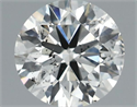 Natural Diamond 0.71 Carats, Round with Excellent Cut, I Color, I1 Clarity and Certified by IGI