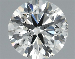 Picture of Natural Diamond 0.71 Carats, Round with Excellent Cut, I Color, I1 Clarity and Certified by IGI