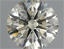 Natural Diamond 0.92 Carats, Round with Excellent Cut, L Color, VS2 Clarity and Certified by IGI