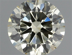 Picture of Natural Diamond 0.90 Carats, Round with Excellent Cut, N Color, SI1 Clarity and Certified by IGI