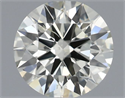 Natural Diamond 0.40 Carats, Round with Excellent Cut, L Color, SI1 Clarity and Certified by IGI
