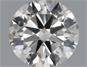 Natural Diamond 0.44 Carats, Round with Excellent Cut, J Color, VVS2 Clarity and Certified by IGI