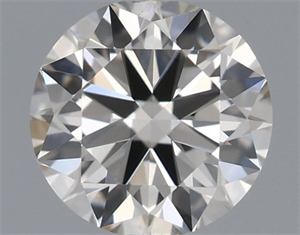Picture of Natural Diamond 0.44 Carats, Round with Excellent Cut, J Color, VVS2 Clarity and Certified by IGI