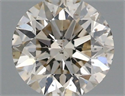 Natural Diamond 0.77 Carats, Round with Excellent Cut, L Color, SI2 Clarity and Certified by IGI