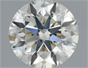 Natural Diamond 0.60 Carats, Round with Excellent Cut, J Color, SI1 Clarity and Certified by IGI