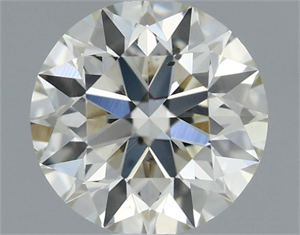 Picture of Natural Diamond 0.60 Carats, Round with Excellent Cut, J Color, SI1 Clarity and Certified by IGI