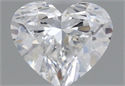 Natural Diamond 0.50 Carats, Heart with  Cut, E Color, SI2 Clarity and Certified by GIA