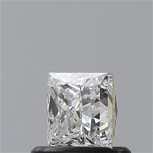Foto Diamante Natural 0.70 quilates, Princesa , Color H, claridad SI2 y certificado GIA de